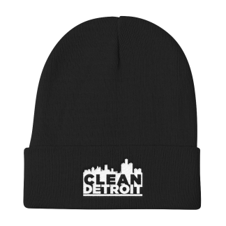 #CleanDetroit Classic Logo - Embroidered Beanie