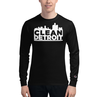 #CleanDetroit Classic Logo - Men's Champion Long Sleeve Shirt