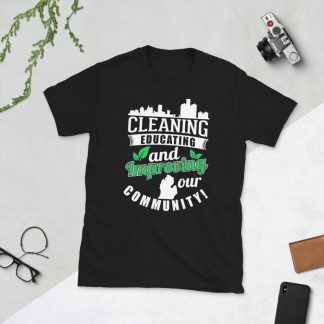 #CleanDetroit Slogan T-Shirt - Dark