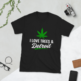 I Love Trees & Detroit (Medical Version) Unisex T-Shirt