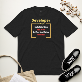 Unisex Developer Programmer Recycled T-Shirt